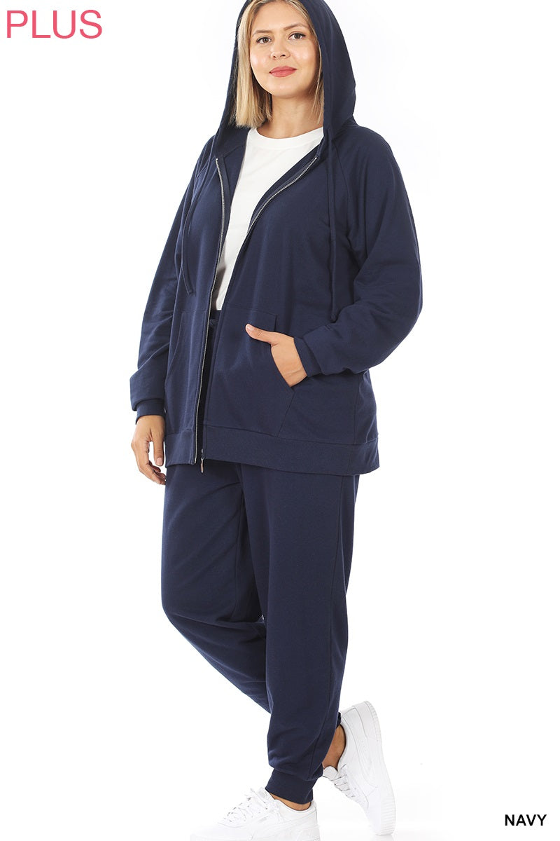 PLUS JACKET JOGGER SET